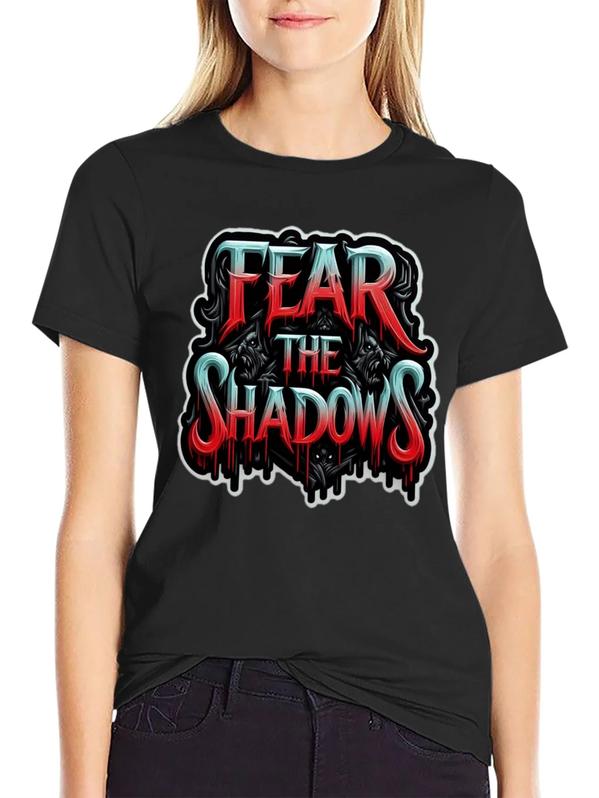 Fear the Shadows Graphic T-Shirt product image 2
