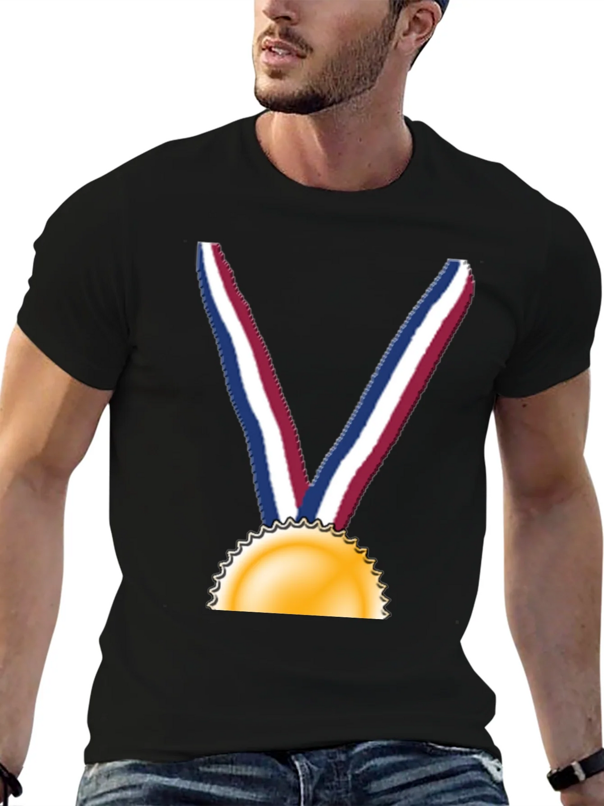 Gold Medal Graphic Tee - Champion Style product image 6