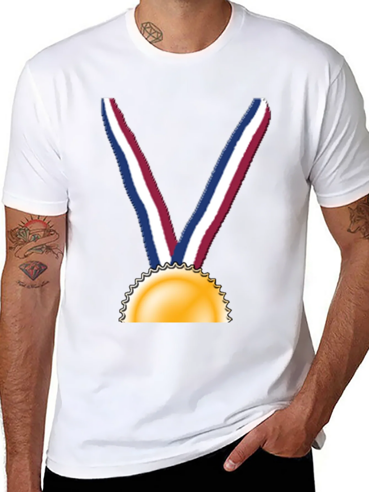 Gold Medal Graphic Tee - Champion Style product image 7