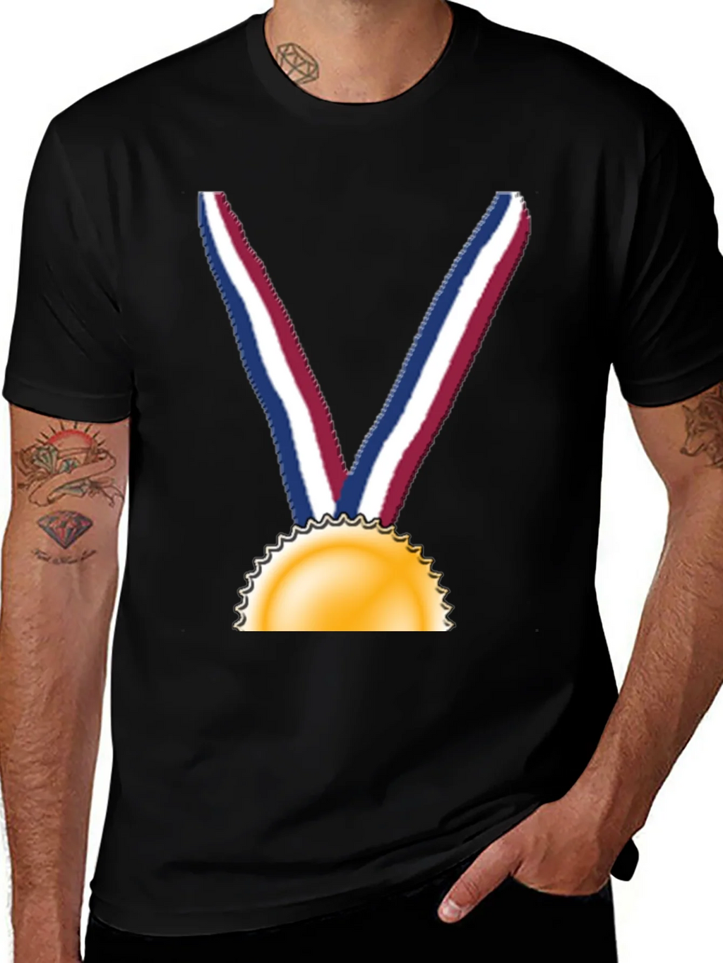 Gold Medal Graphic Tee - Champion Style product image 1