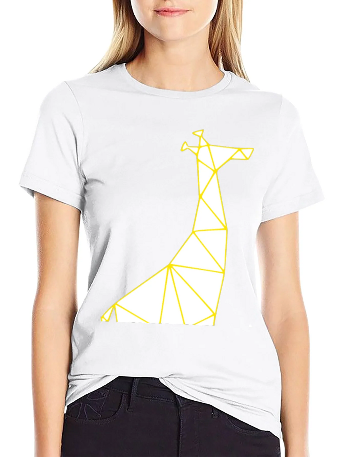 Geometric Giraffe T-Shirt - Modern Graphic Tee product image 8