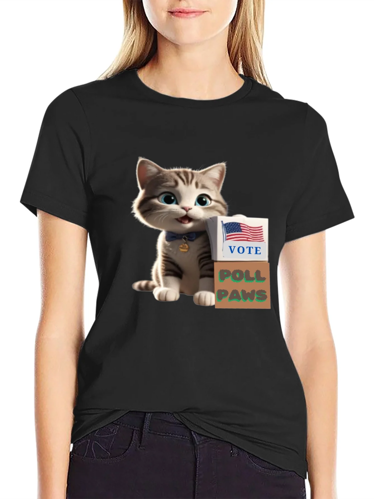 Vote Poll Paws T-Shirt product image 2