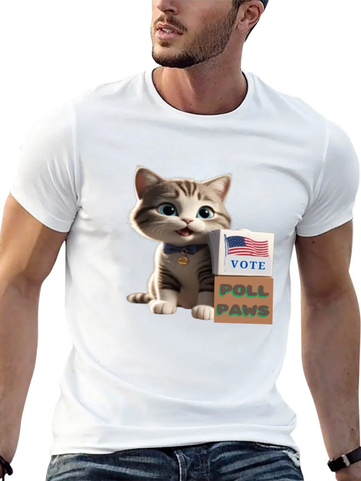 Vote Poll Paws T-Shirt product image 12