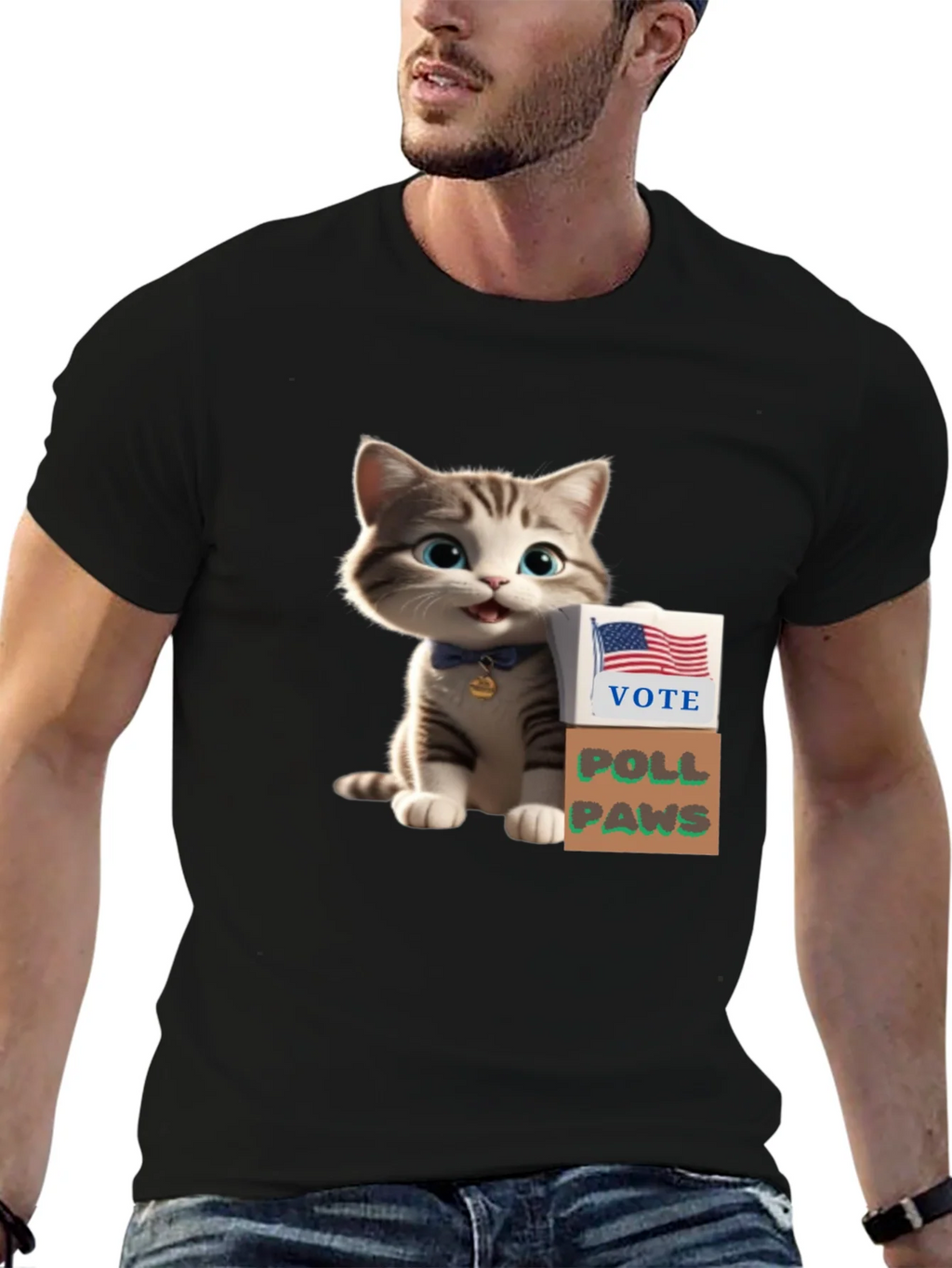 Vote Poll Paws T-Shirt product image 6
