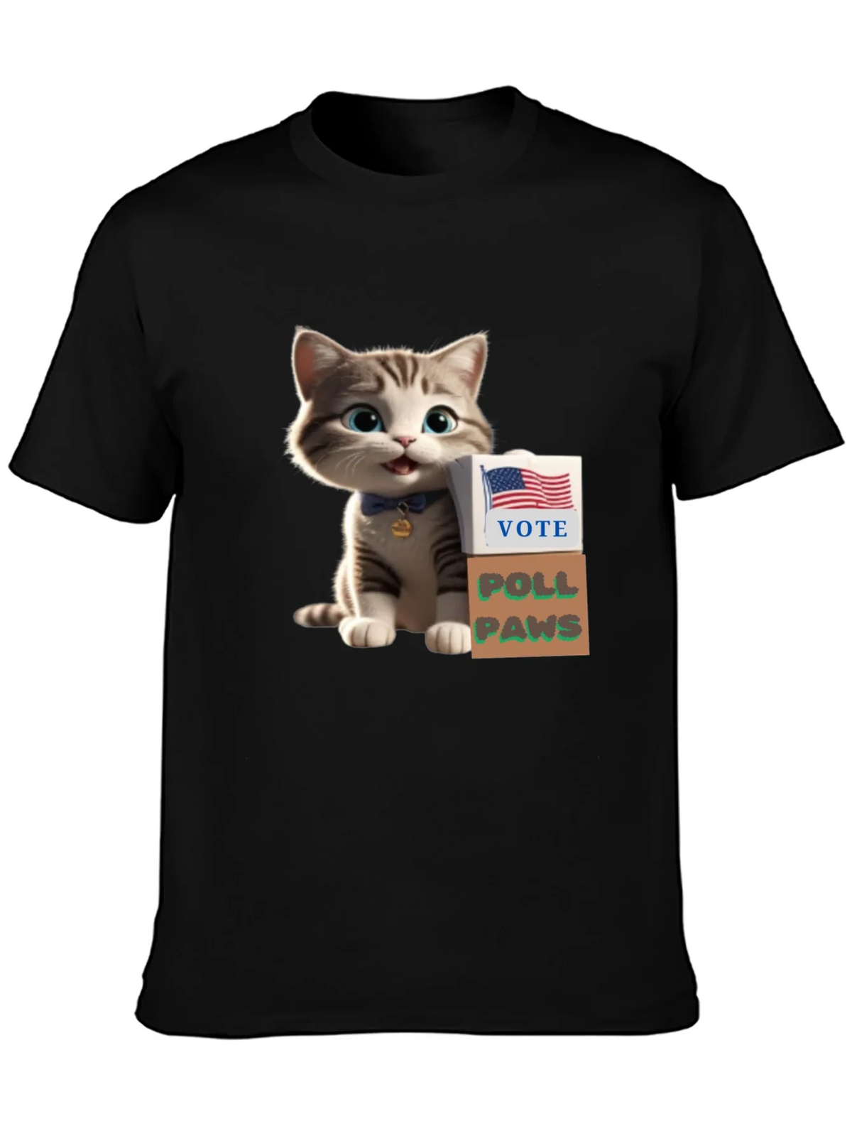 Vote Poll Paws T-Shirt product image 3