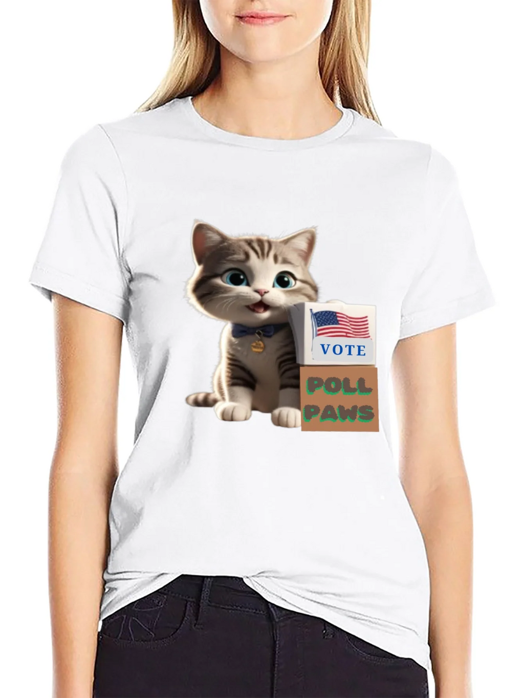 Vote Poll Paws T-Shirt product image 8