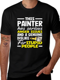 Painter Anger Issues Humor Graphic Tee product image 1