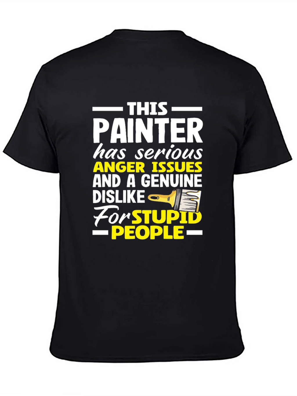 Painter Anger Issues Humor Graphic Tee product image 4
