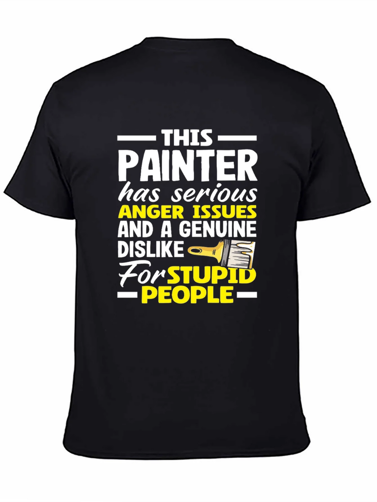 Painter Anger Issues Humor Graphic Tee product image 4