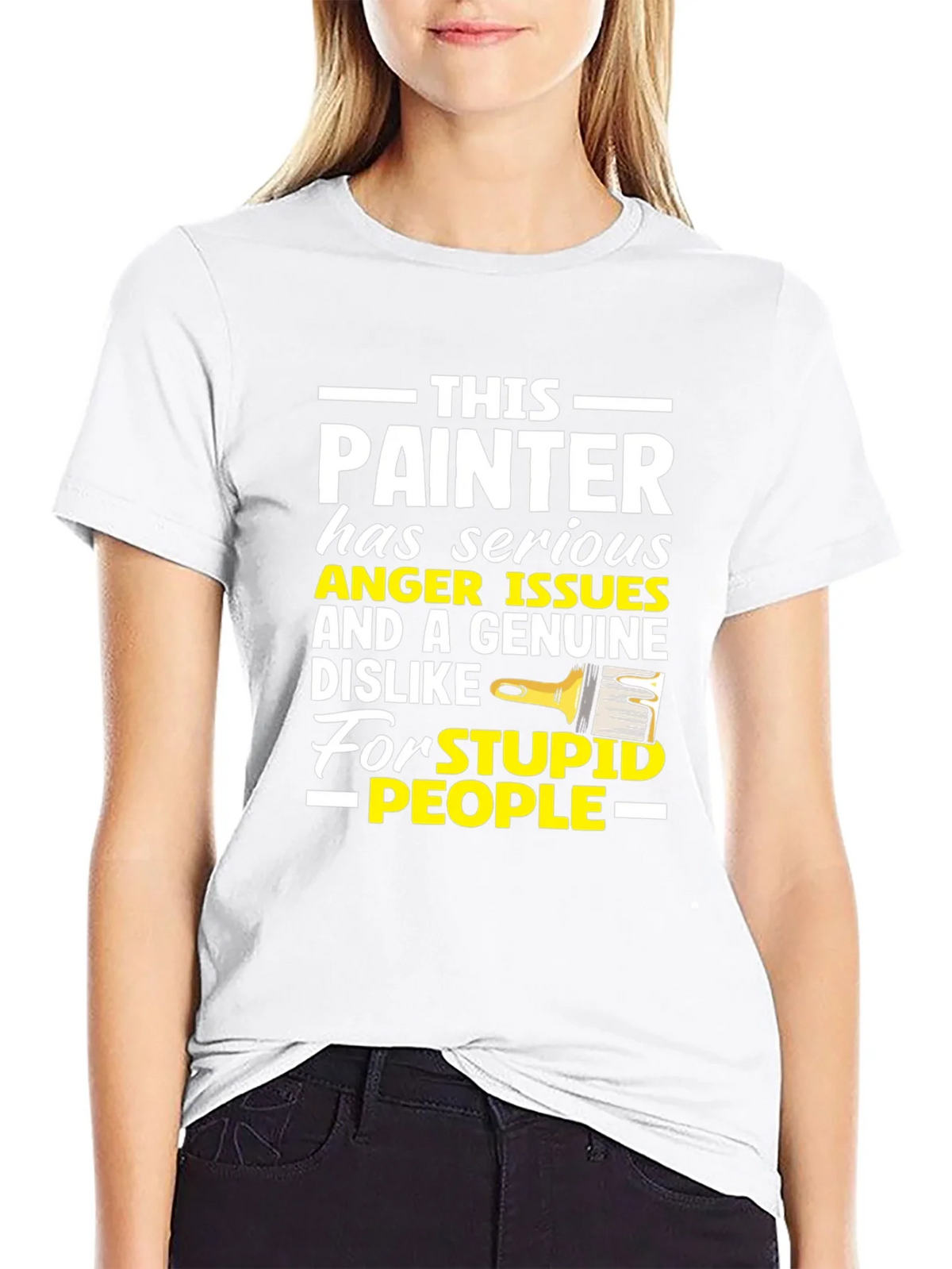 Painter Anger Issues Humor Graphic Tee product image 8