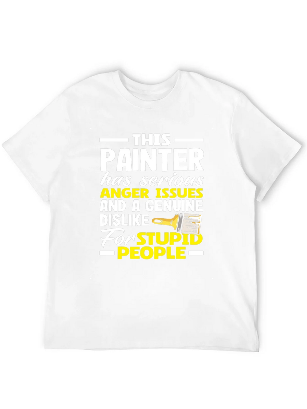 Painter Anger Issues Humor Graphic Tee product image 11