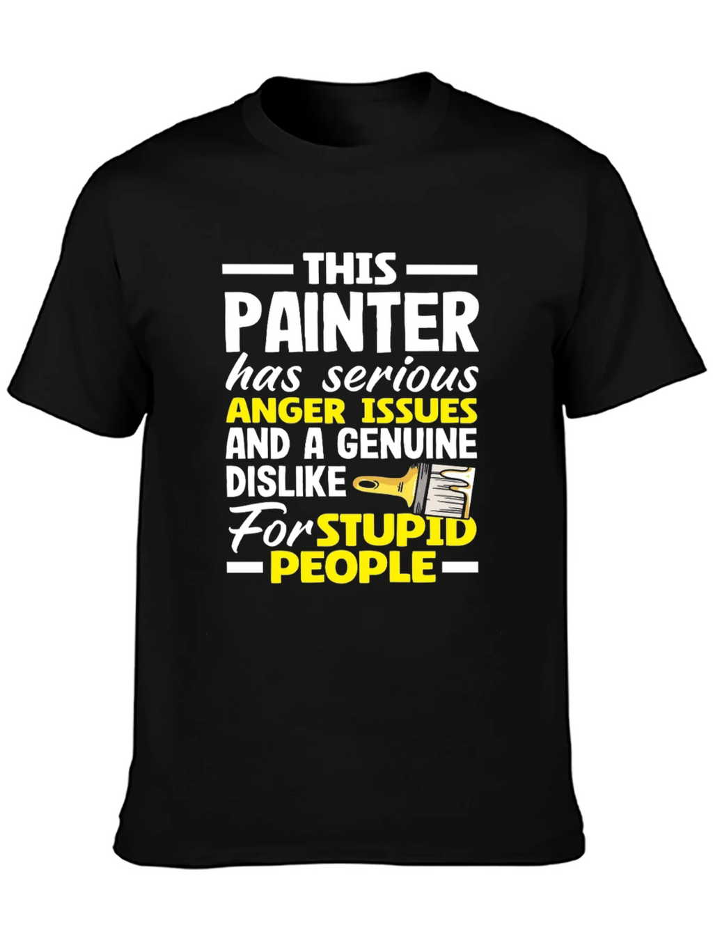 Painter Anger Issues Humor Graphic Tee product image 3