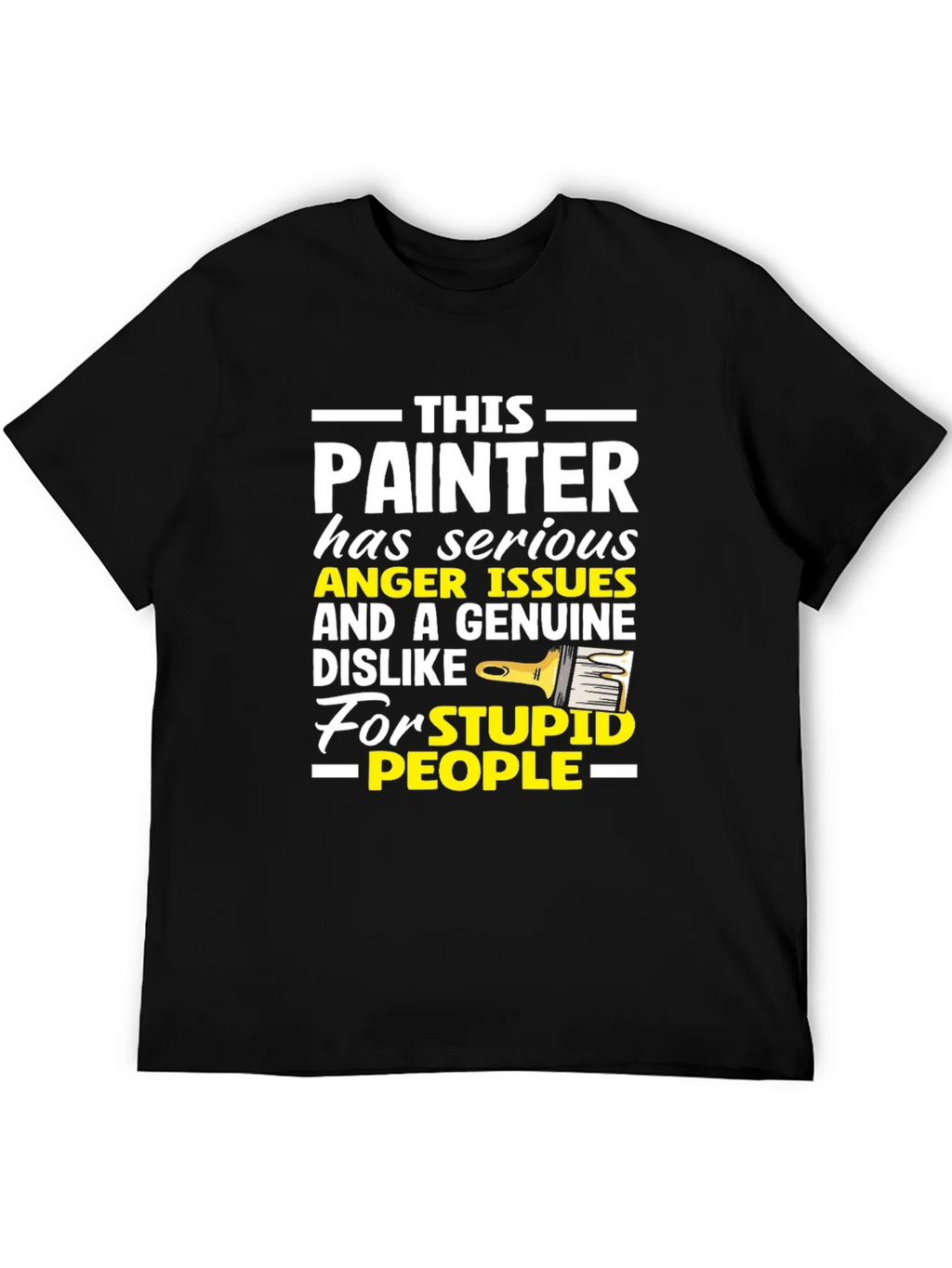 Painter Anger Issues Humor Graphic Tee product image 5