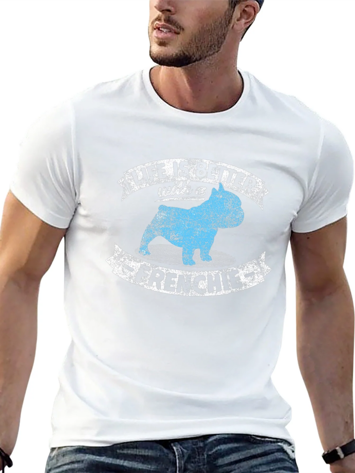 Life is Better with a Frenchie T-Shirt product image 10