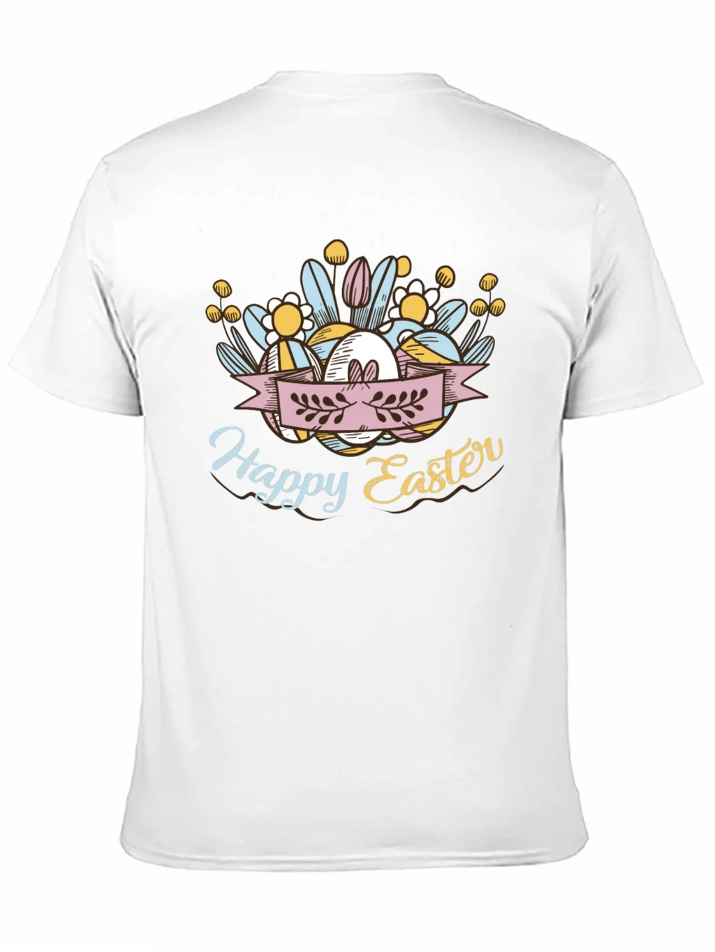 Happy Easter Black T-Shirt product image 10