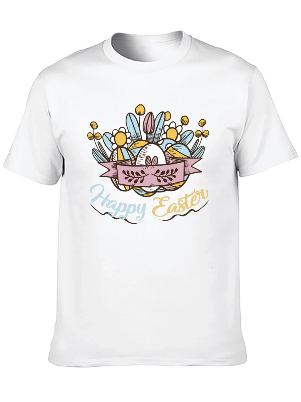 Happy Easter Black T-Shirt product image 9