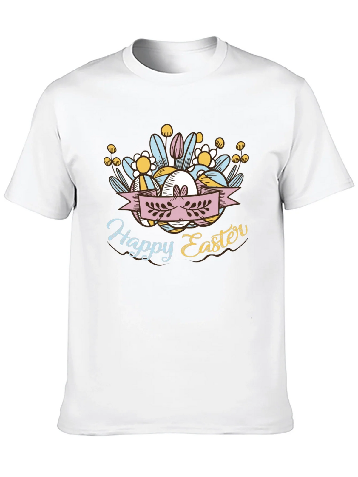 Happy Easter Black T-Shirt product image 9