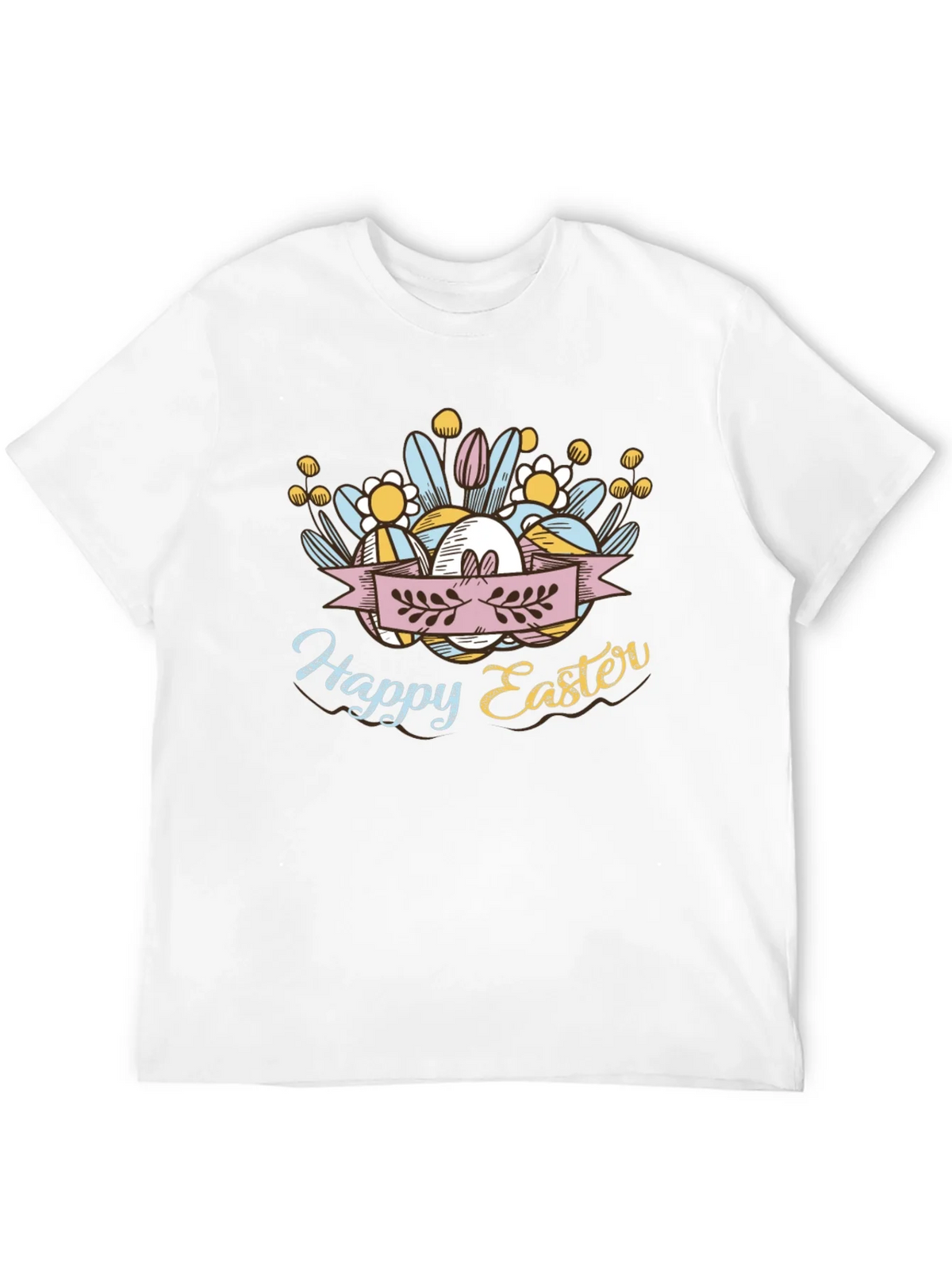 Happy Easter Black T-Shirt product image 11
