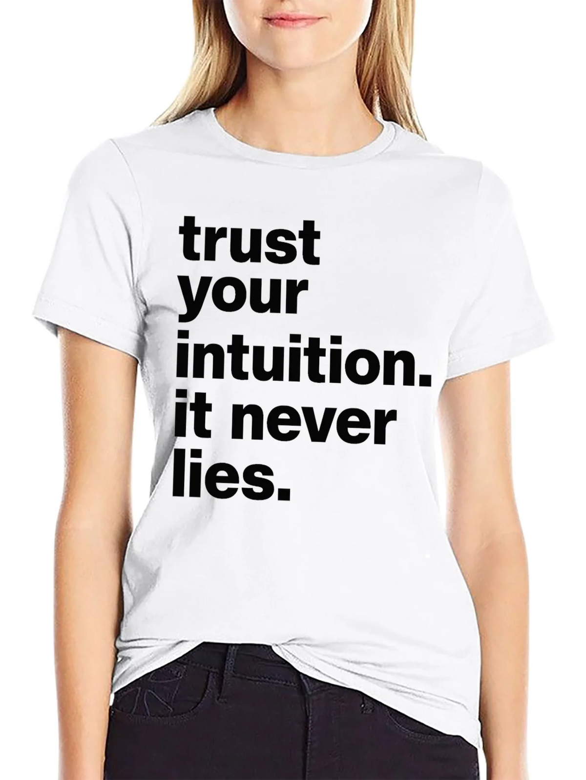 Trust Your Intuition Black T-Shirt product image 8