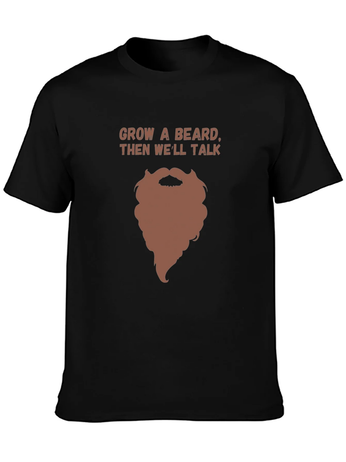 Grow a Beard Funny Graphic Tee product image 3
