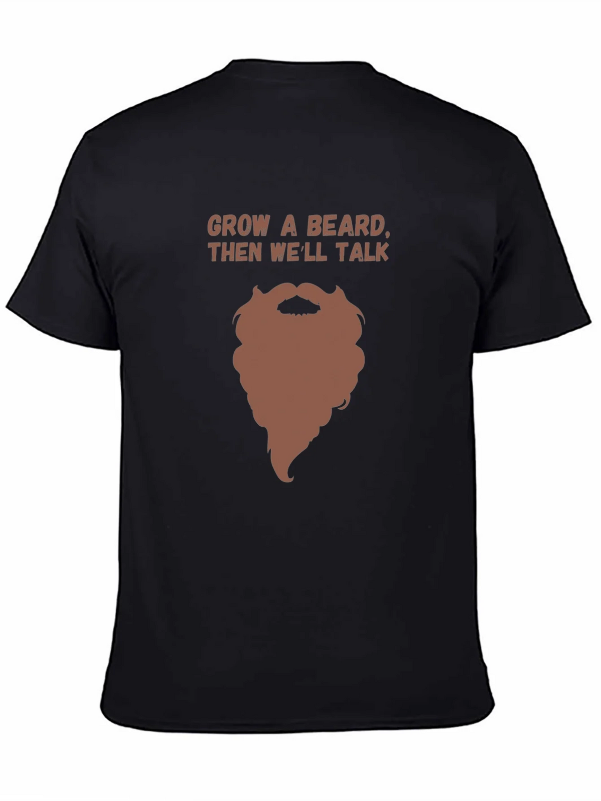 Grow a Beard Funny Graphic Tee product image 4