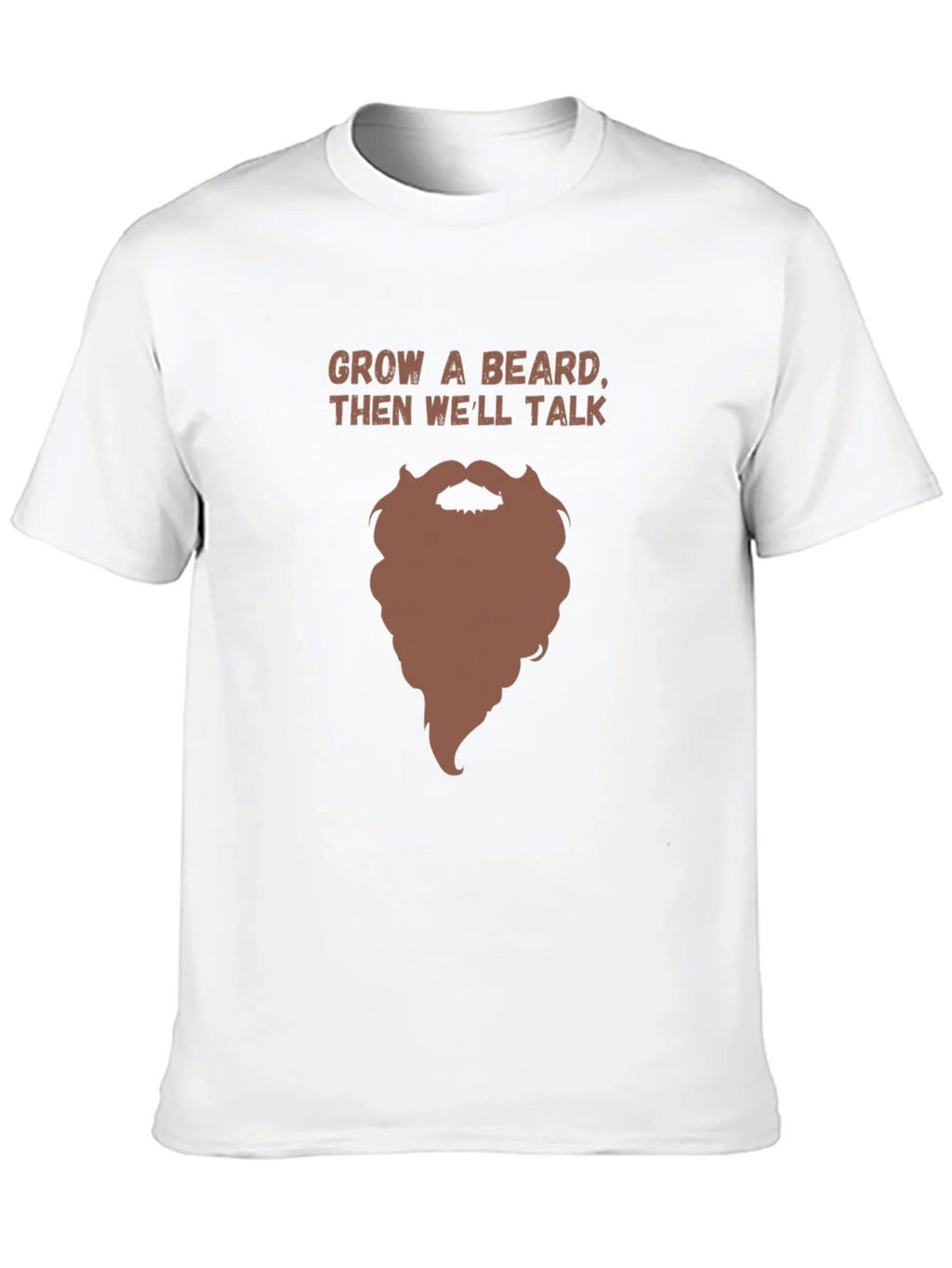 Grow a Beard Funny Graphic Tee product image 9