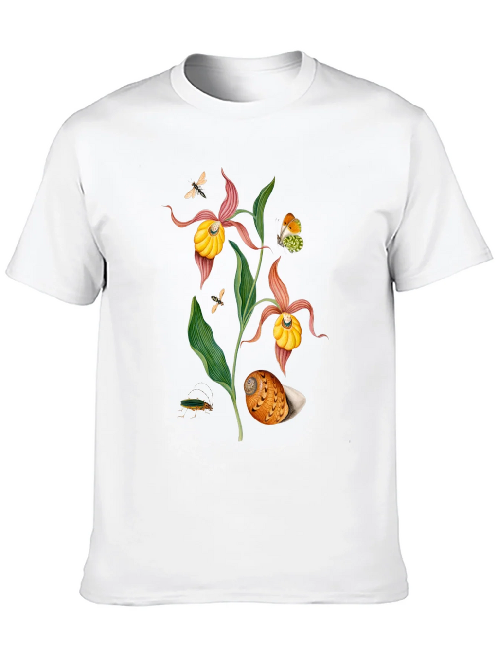 Botanical Print T-Shirt - Black product image 6