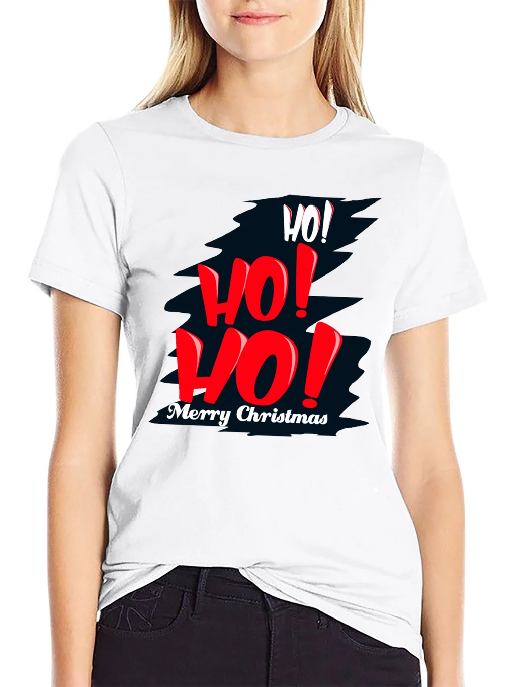 Festive Christmas T-Shirt - Ho! Ho! Ho! product image 8