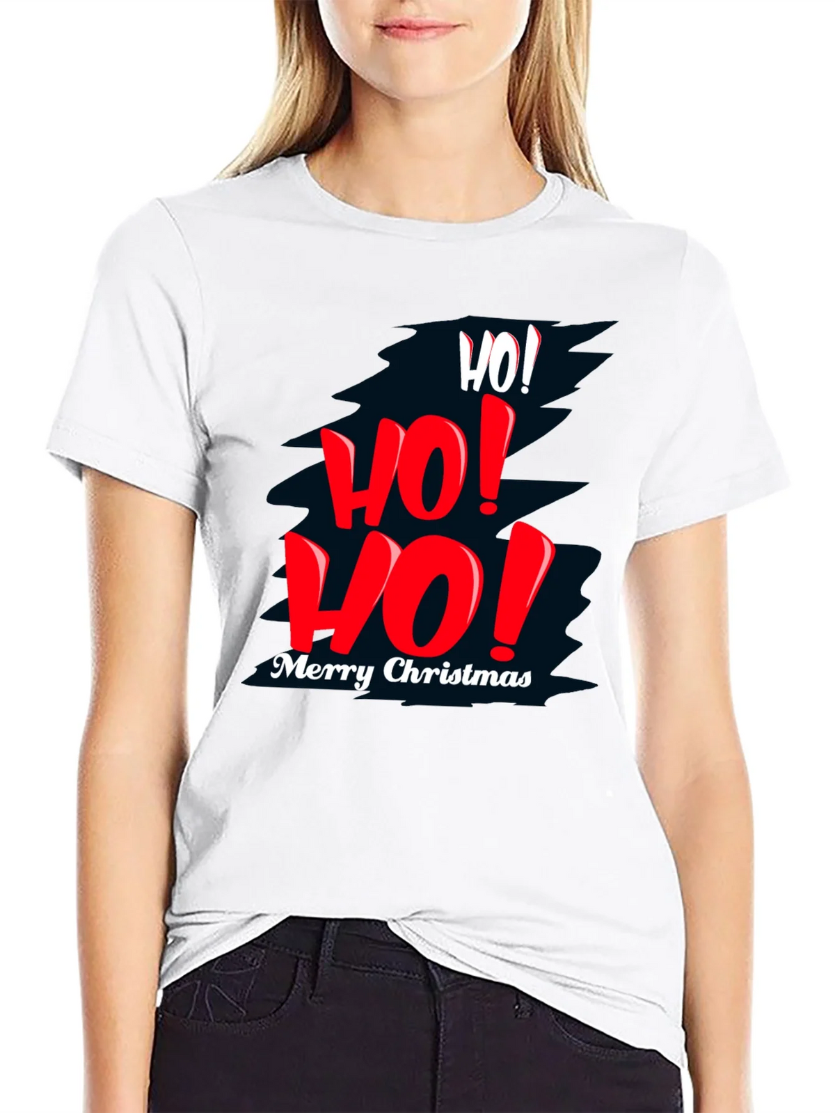 Festive Christmas T-Shirt - Ho! Ho! Ho! product image 8