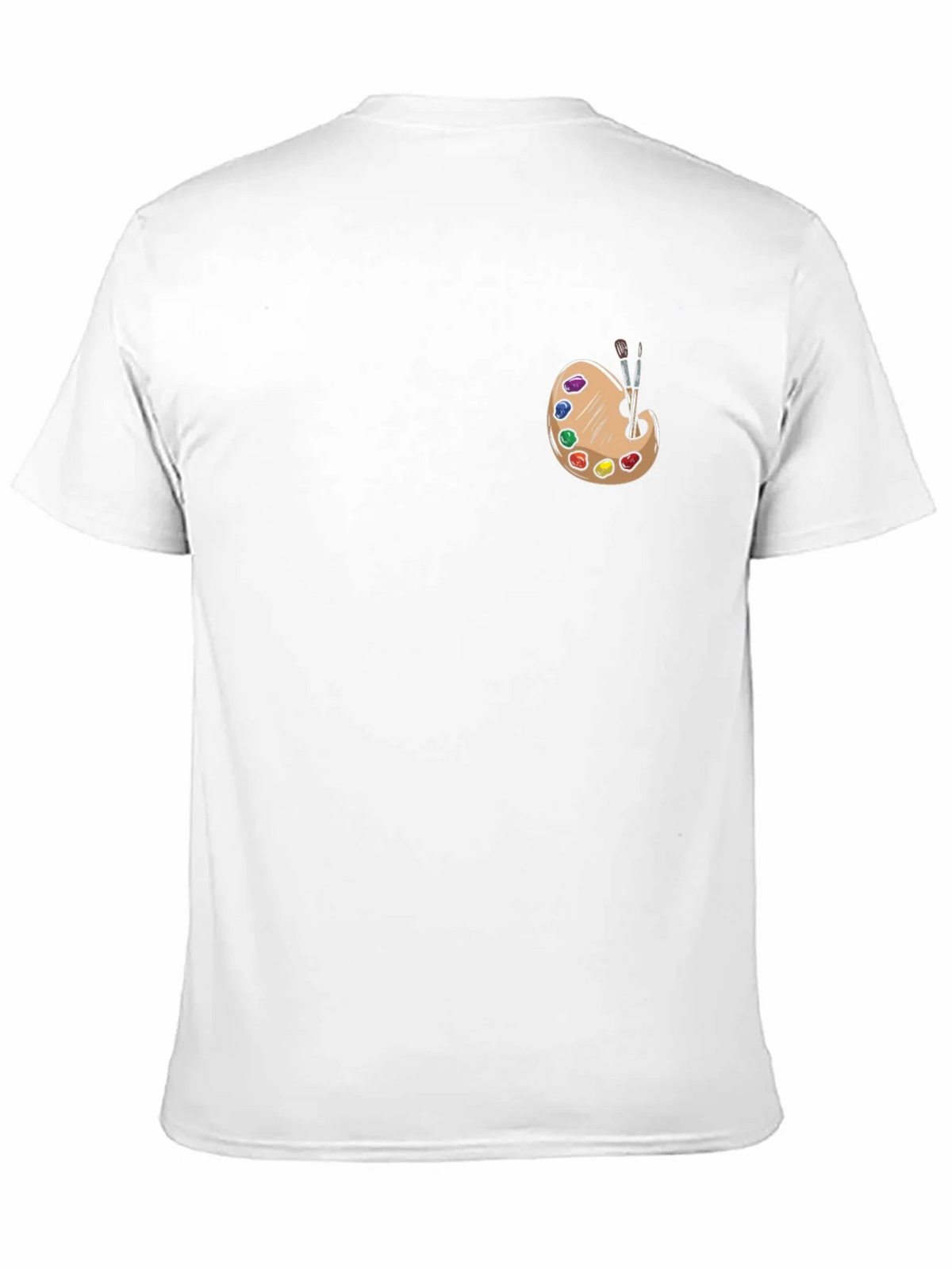Artist Palette Graphic Tee - Black Cotton T-Shirt product image 10