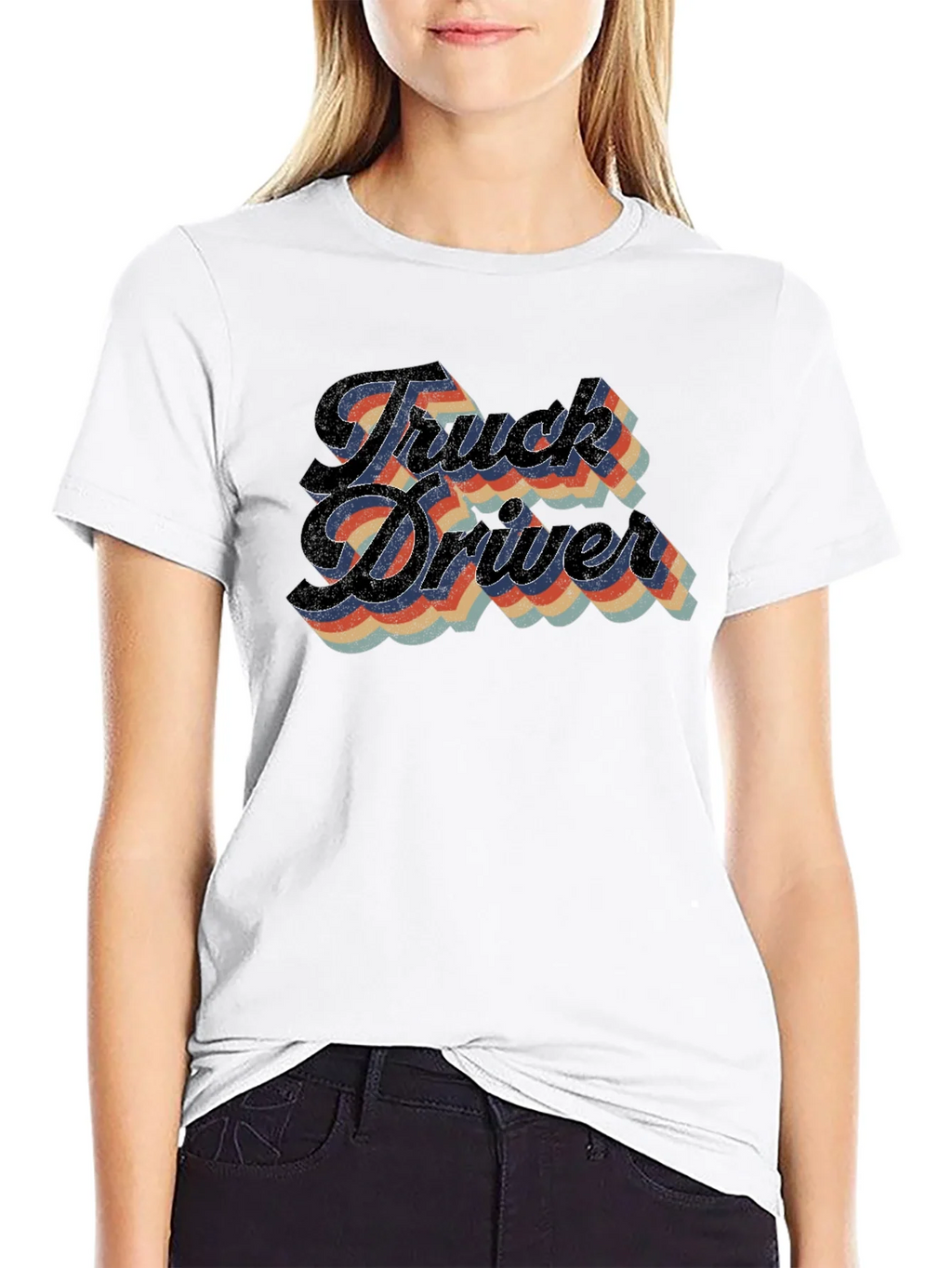 Truck Driver Retro Style T-Shirt product image 8