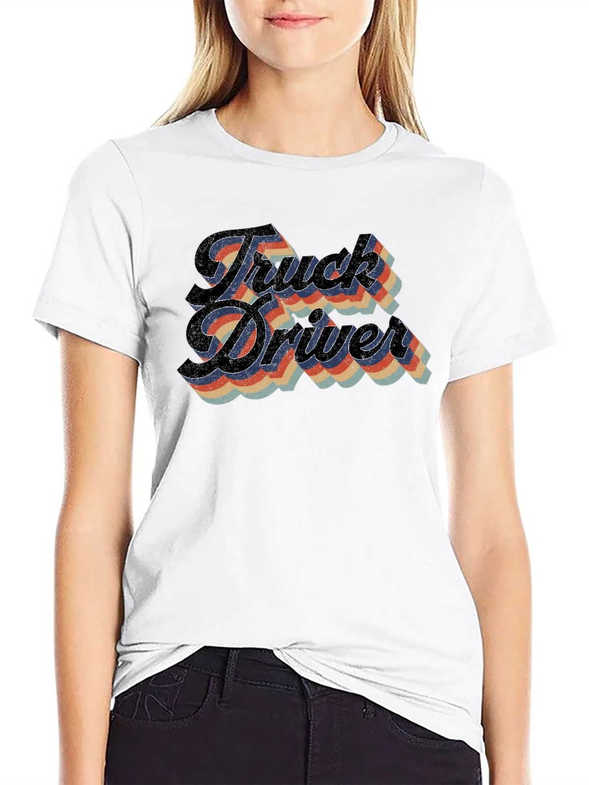 Truck Driver Retro Style T-Shirt product image 8