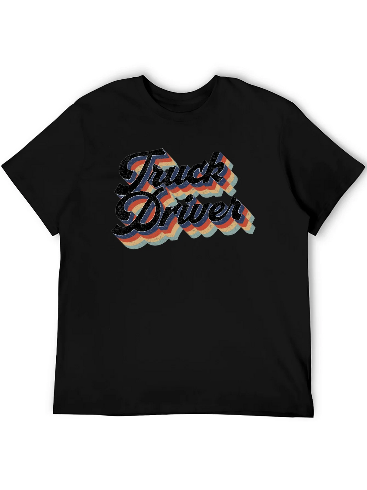 Truck Driver Retro Style T-Shirt product image 5