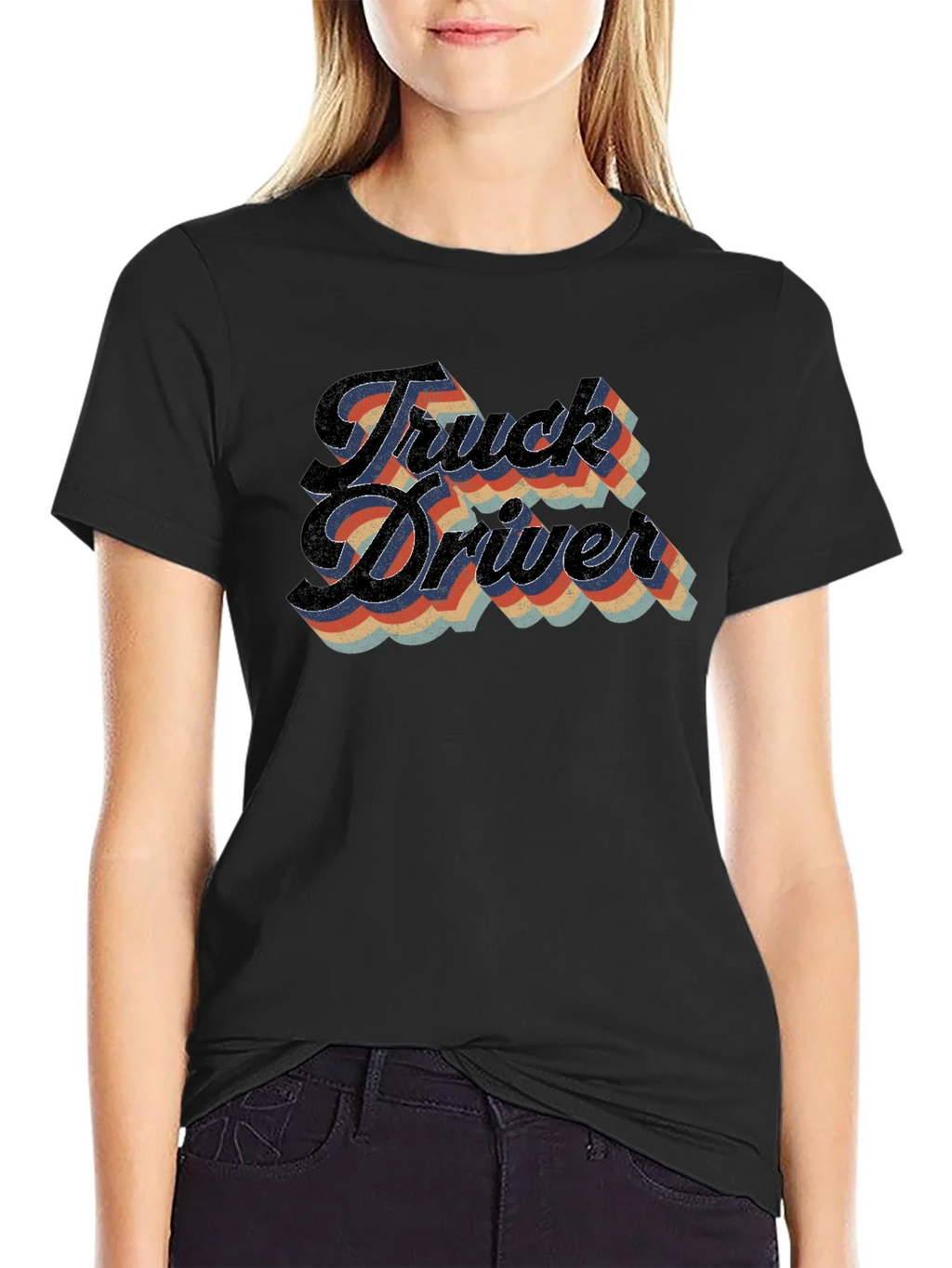 Truck Driver Retro Style T-Shirt product image 2