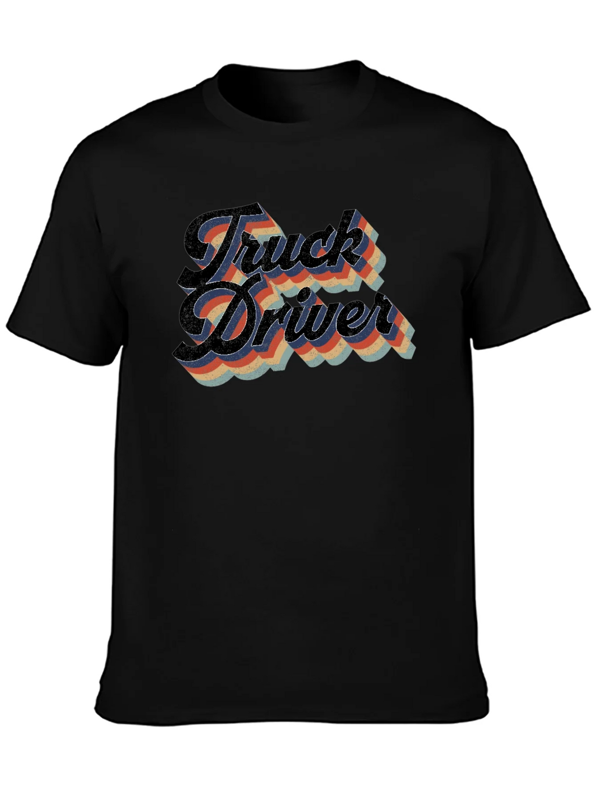 Truck Driver Retro Style T-Shirt product image 3