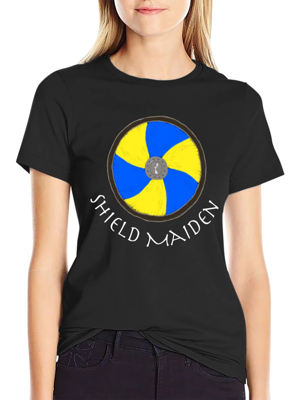Shield Maiden Viking T-Shirt - Warrior Style product image 2
