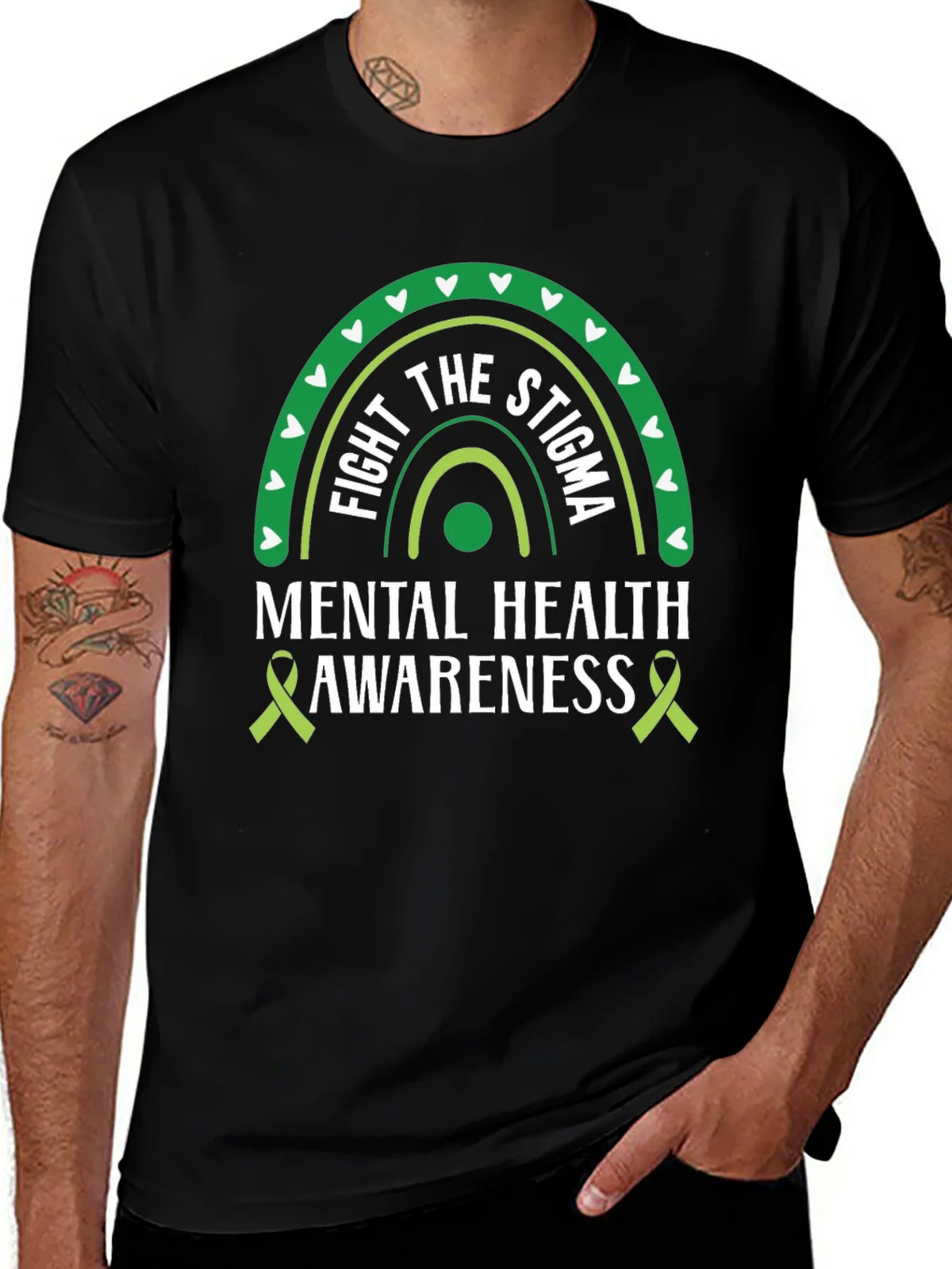 Mental Health Awareness T-Shirt - Fight The Stigma Tee product image 1