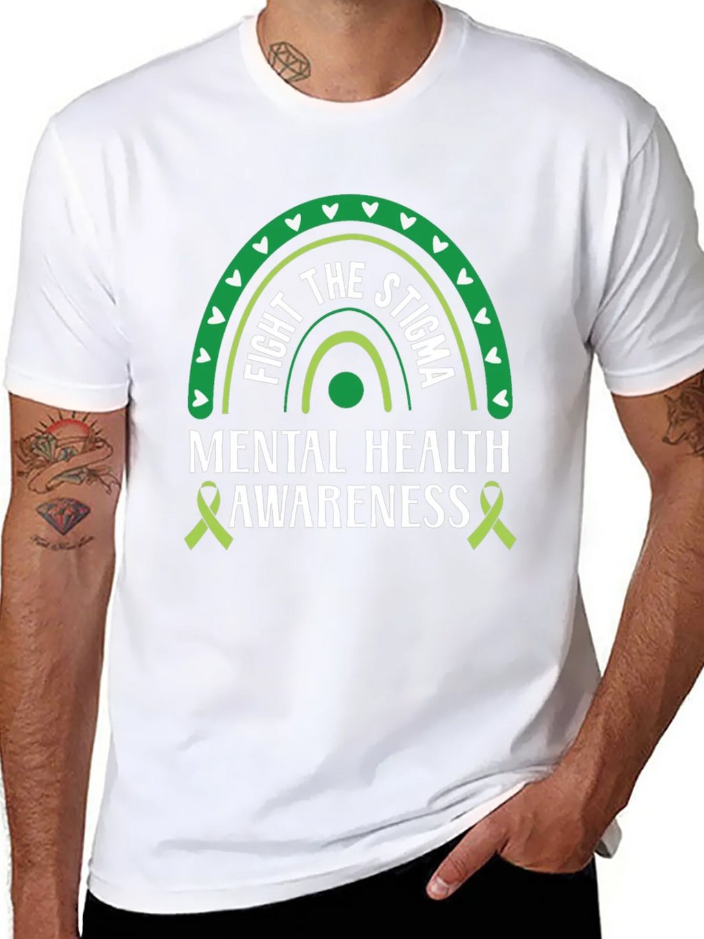 Mental Health Awareness T-Shirt - Fight The Stigma Tee product image 7
