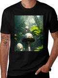 Mushroom Forest Graphic Tee - Nature Inspired Style product image 1