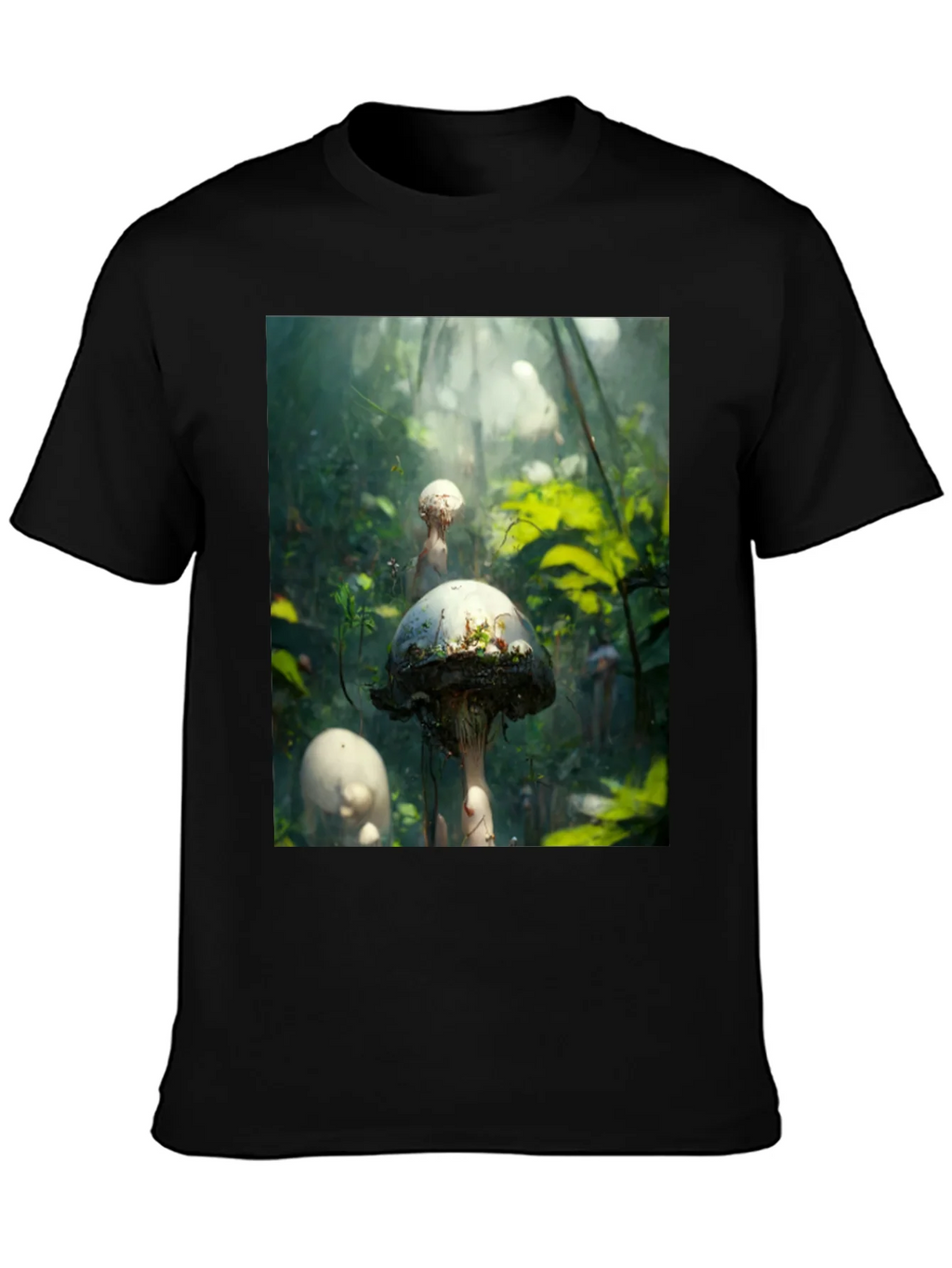 Mushroom Forest Graphic Tee - Nature Inspired Style product image 3