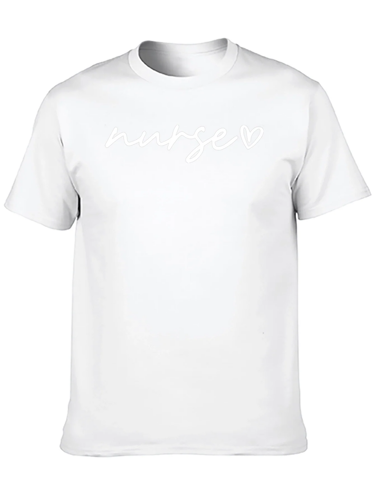 Nurse Heart T-Shirt - Black Short Sleeve product image 8