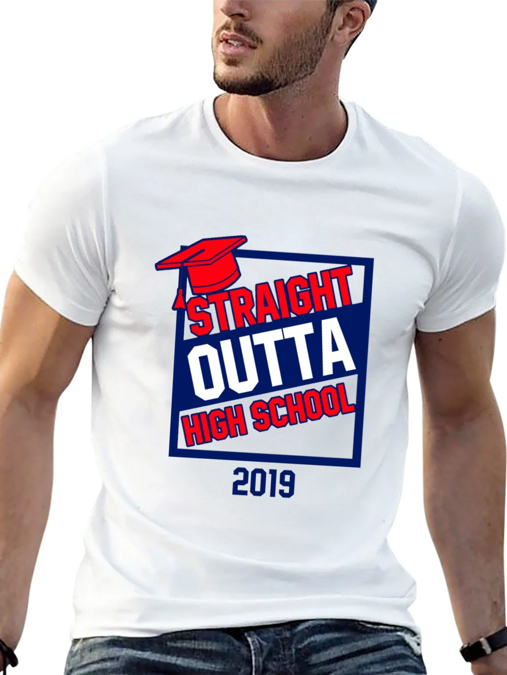 Straight Outta High School 2019 T-Shirt product image 10