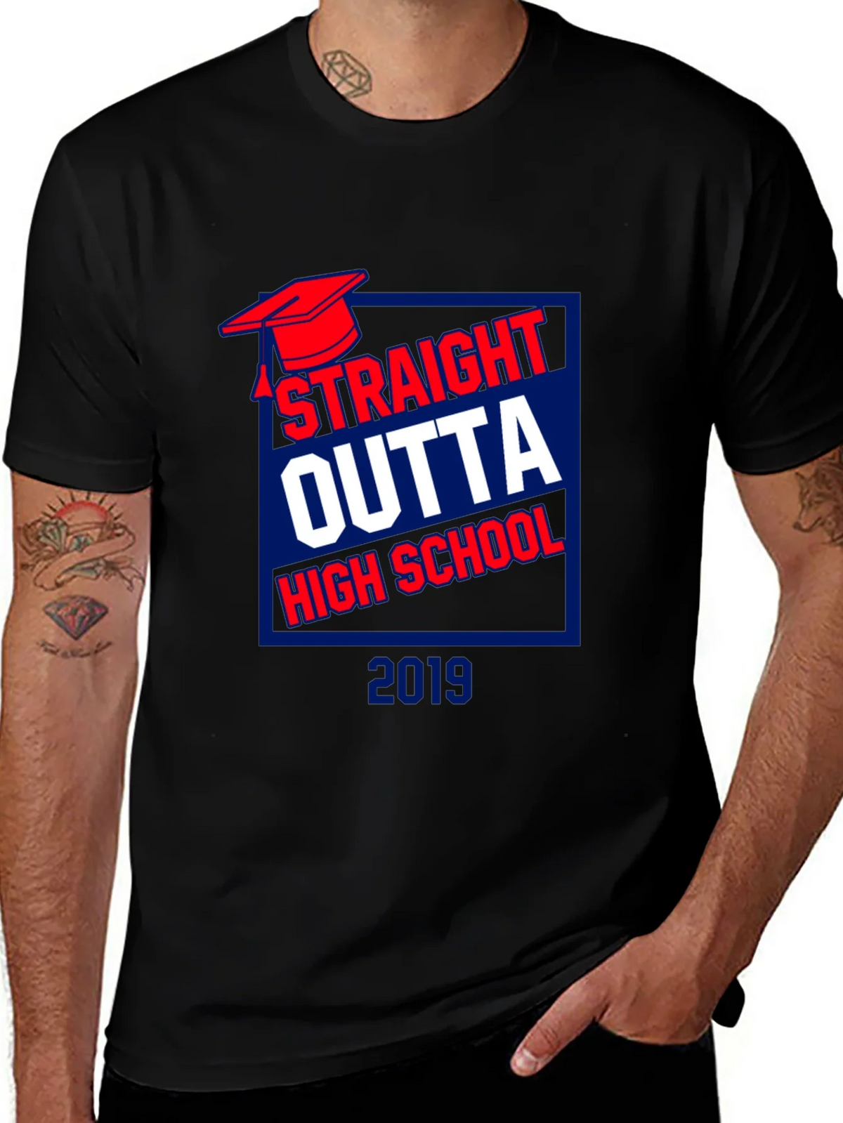 Straight Outta High School 2019 T-Shirt product image 1