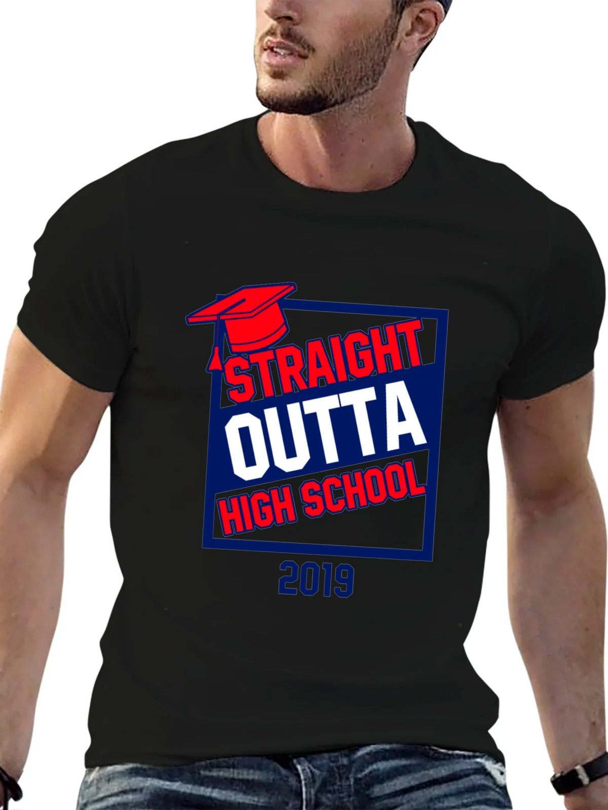 Straight Outta High School 2019 T-Shirt product image 5