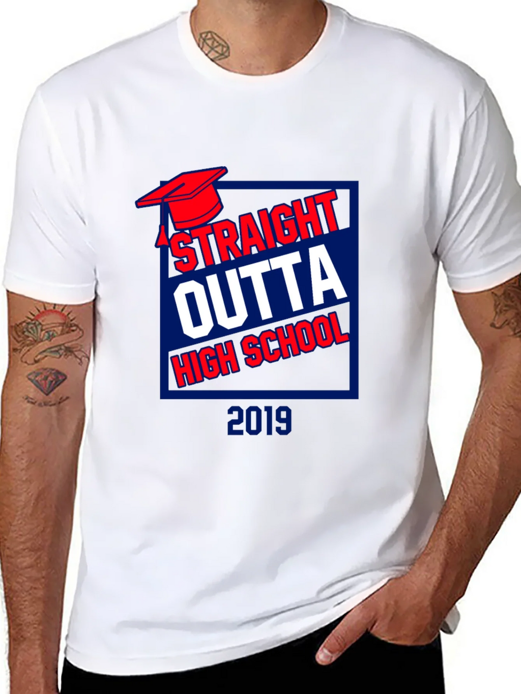 Straight Outta High School 2019 T-Shirt product image 6