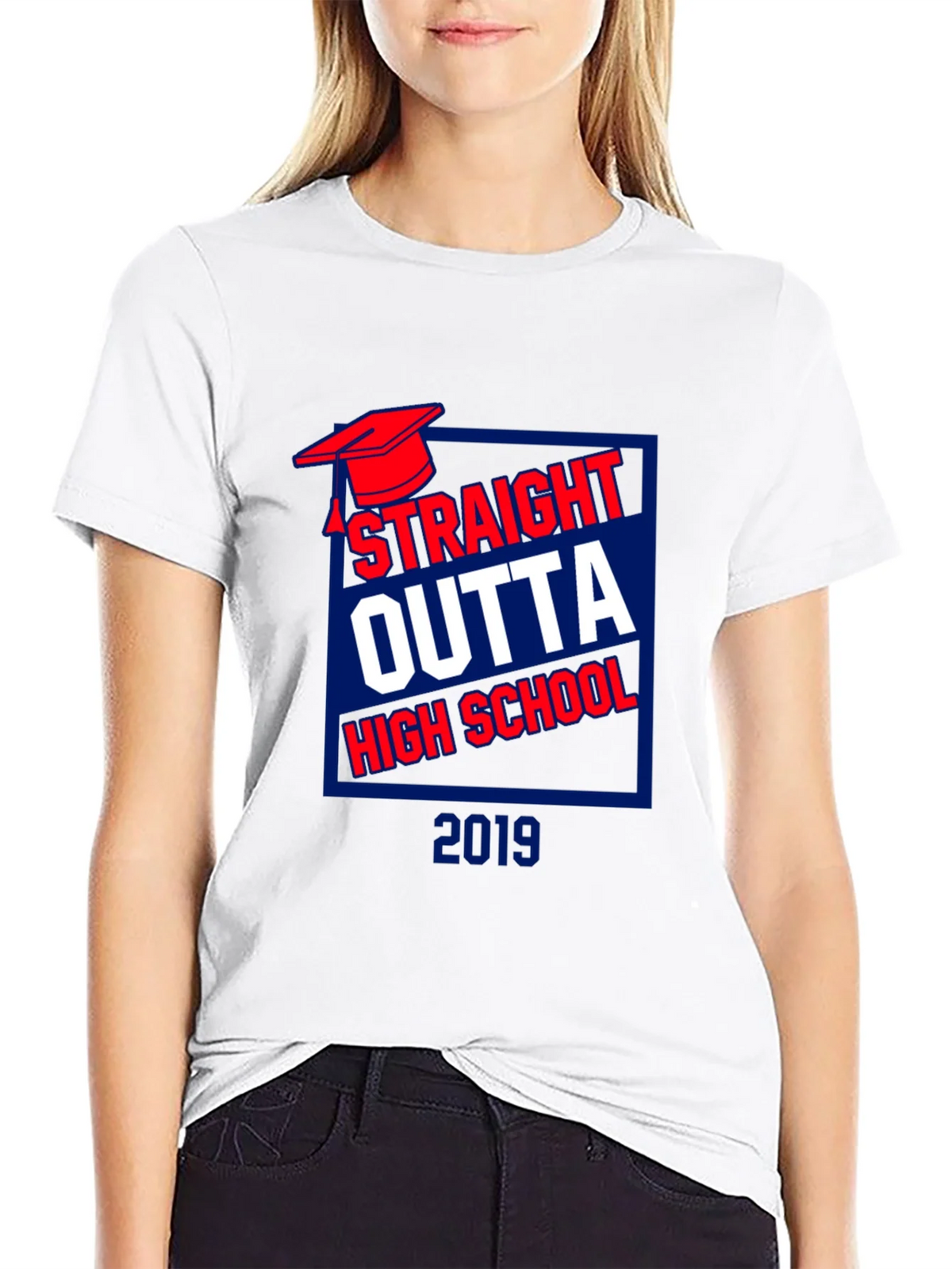 Straight Outta High School 2019 T-Shirt product image 7