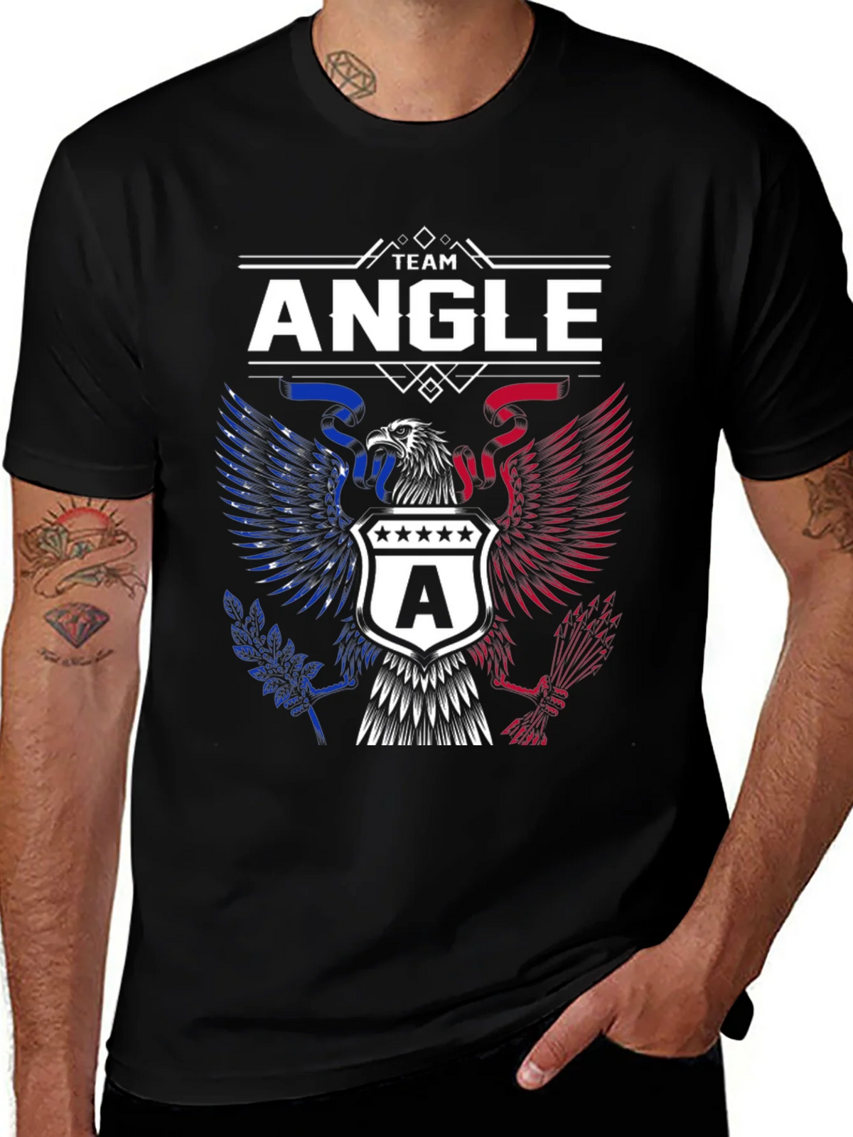 Team Angle Eagle Patriotic T-Shirt product image 1