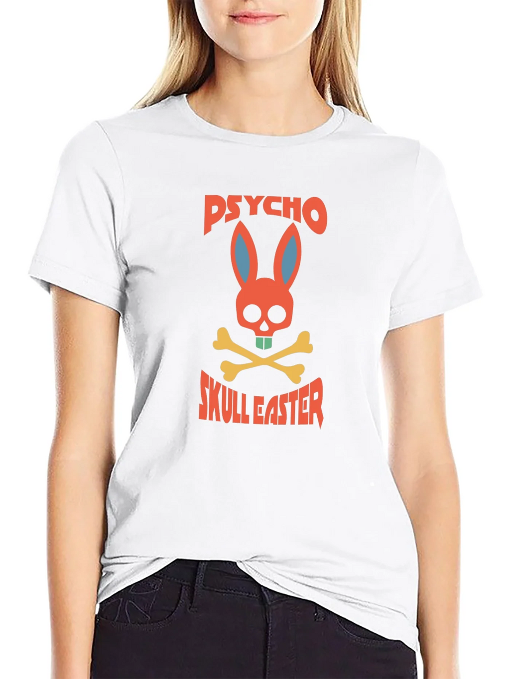 Psycho Skull Easter T-Shirt product image 5