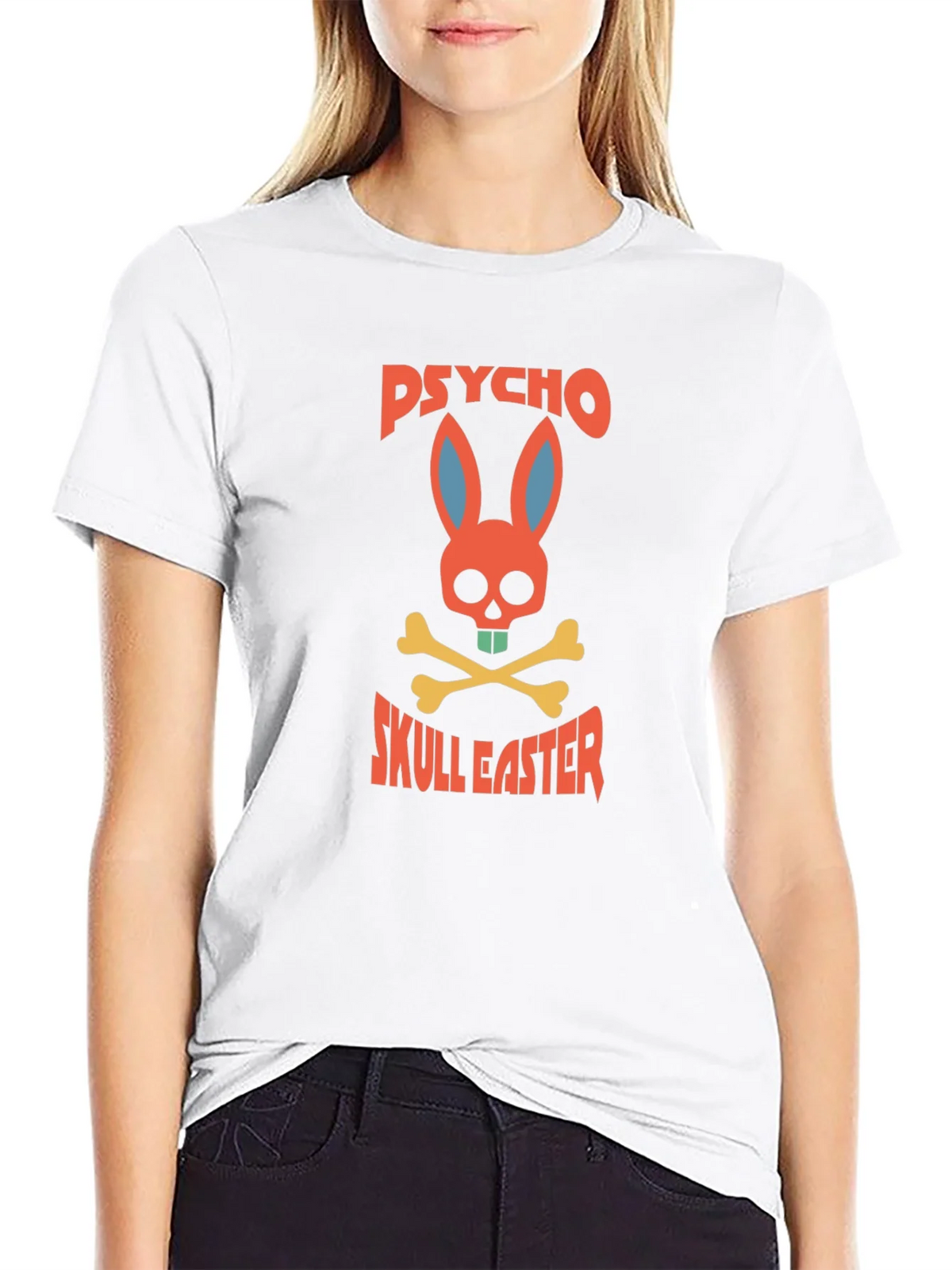 Psycho Skull Easter T-Shirt product image 5