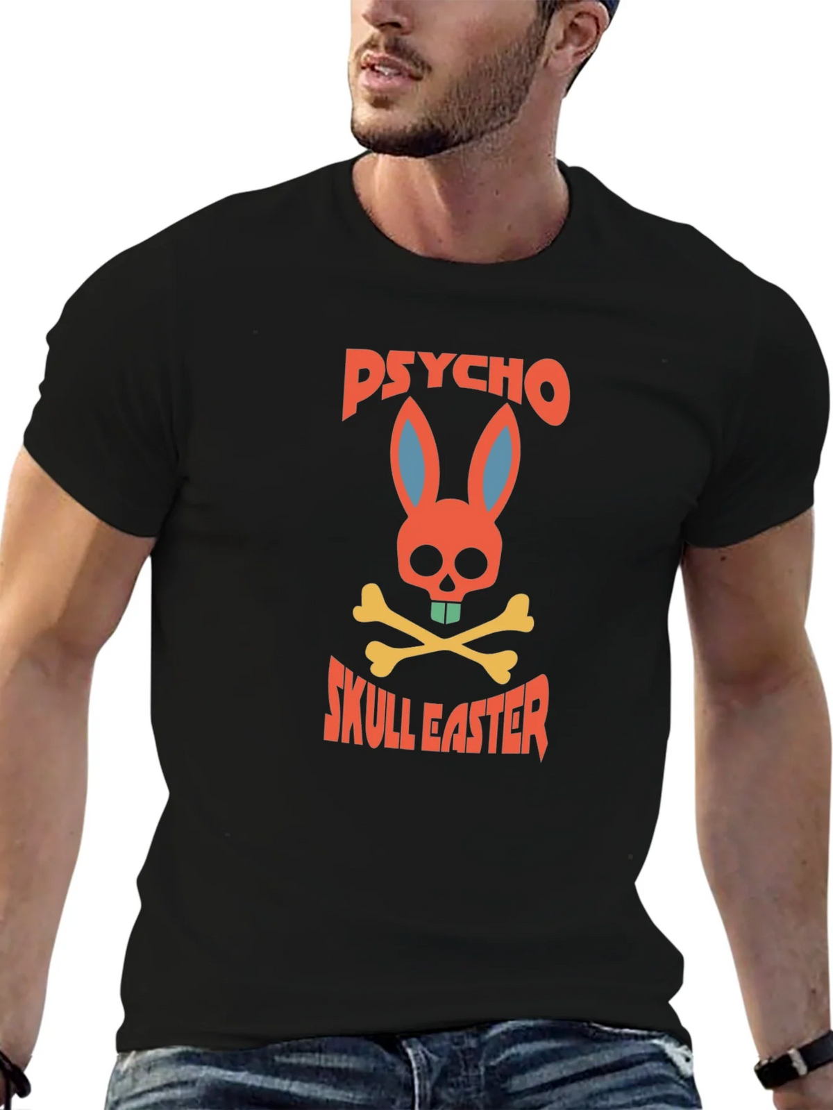 Psycho Skull Easter T-Shirt product image 3